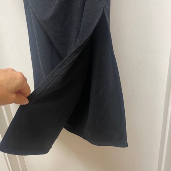 BEYOND YOGA Bump Icon Maternity Dress Spacedye Black EUC - Picture 8 of 11